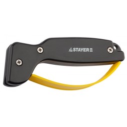 Точилка STAYER &quot;MASTER&quot; универсальная, для ножей, с защитой руки, рабочая часть из карбида 47513