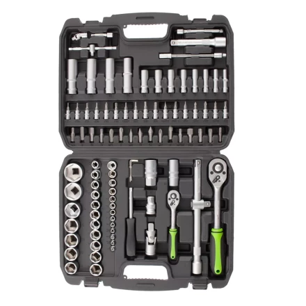 Набор инструмента 94 предмета, 1/2&quot;, 1/4&quot; Сибртех 13499 купить в Нефтеюганске