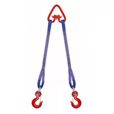 Строп текстильный двухветвевой 2СТ 12.5 т L=5.5 м SF7 300 мм Звено РТ-3 купить в Нефтеюганске