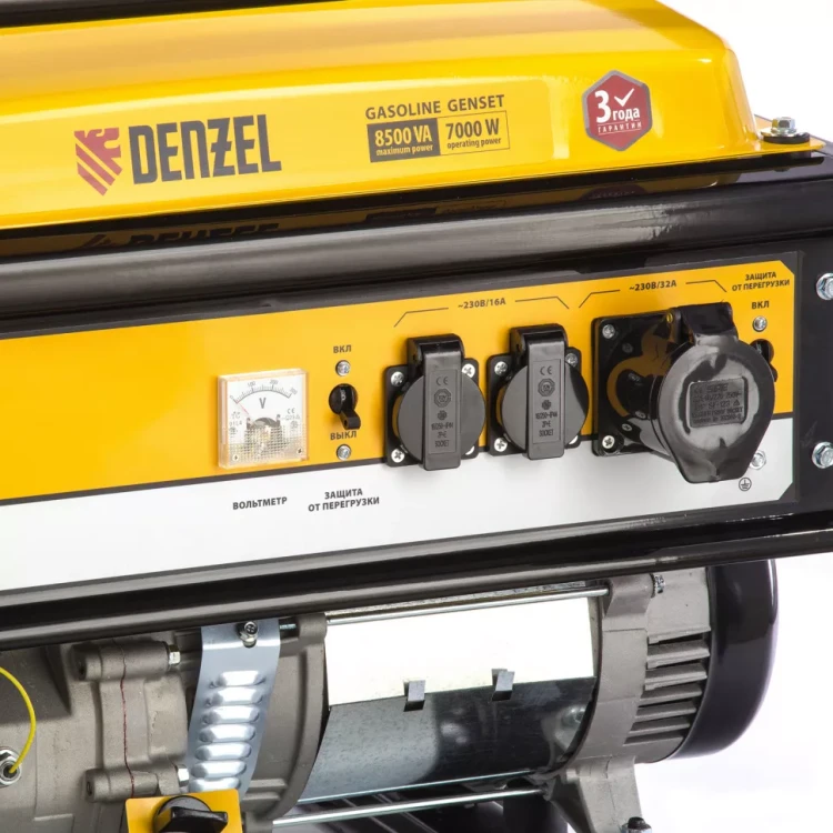 Генератор бензиновый DENZEL GE 8900 94639 купить в Нефтеюганске