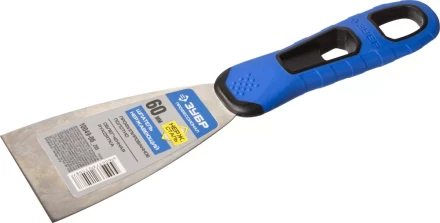 Шпатель ЗУБР "ПРОФЕССИОНАЛ" профилированное нержавеющее полотно, 2к ручка, 60мм 10049-06_z03 купить в Нефтеюганске