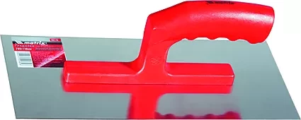 Гладилка из нерж. стали 280 х 130 мм зеркальная полировка пластмас. ручка  MATRIX 86776 купить в Нефтеюганске