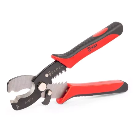 Ножницы для резки проводов КВТ MC-06 до 15 мм с функцией зачистки изоляции (85934) купить в Нефтеюганске