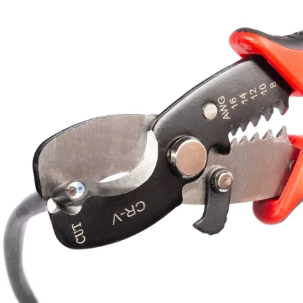 Ножницы для резки проводов КВТ MC-06 до 15 мм с функцией зачистки изоляции (85934) купить в Нефтеюганске