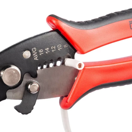 Ножницы для резки проводов КВТ MC-06 до 15 мм с функцией зачистки изоляции (85934) купить в Нефтеюганске