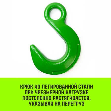 Крюк с широким зевом HIТCH 16-Т8 кл 8.2 Т (SZ071288) купить в Нефтеюганске