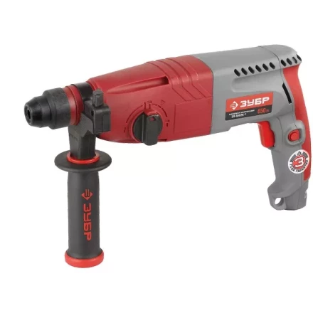 Перфоратор ЗУБР SDS-plus, 2,7 Дж, 0-1000 об/мин, 0-4850 уд/мин, 650Вт, кейс ЗП-650ЭК-1 купить в Нефтеюганске