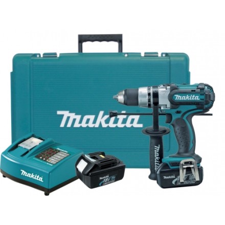 Дрель-шуруповерт аккумуляторная Makita DHP454RFE купить в Нефтеюганске