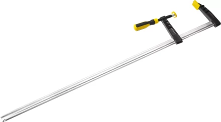 Струбцина STAYER, тип &quot;F&quot;, DIN 5117, двухкомпонентная ручка, профилированная закаленная рейка, 120х1000мм 32095-120-1000 купить в Нефтеюганске