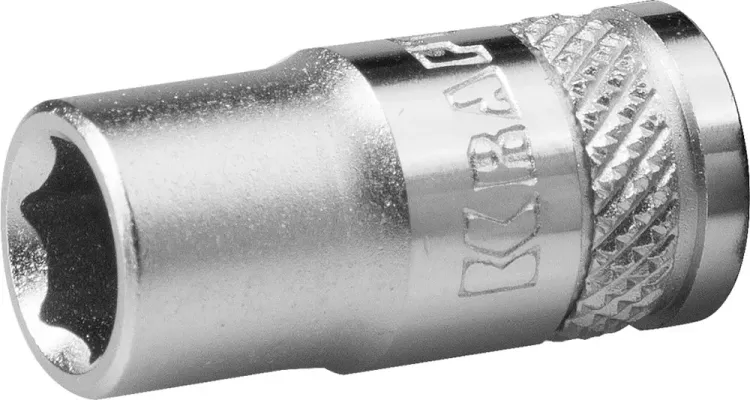 Торцовая головка KRAFTOOL "INDUSTRIE QUALITAT", Cr-V, FLANK, хромосатинированная, 1/4", 7 мм 27815-07_z01 купить в Нефтеюганске