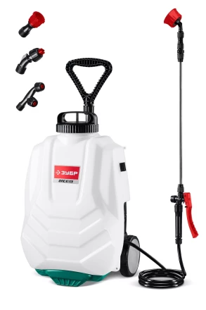 ЗУБР 16 л, колеса, аккумуляторный опрыскиватель (ОПС-16К) купить в Нефтеюганске