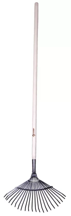 Грабли ЗУБР веерные с черенком, 22 плоских зубца 4-39593 купить в Нефтеюганске