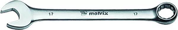 Ключ комбинированный 12 мм CrV матовый хром MATRIX 15108 купить в Нефтеюганске
