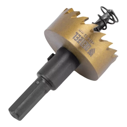 Коронка по металлу HSS, 32 мм, нитридтитановое покрытие Denzel 724109 купить в Нефтеюганске