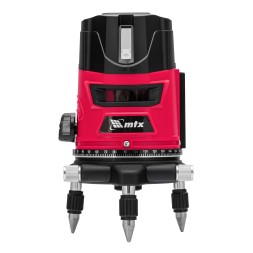 Лазерный уровень MTX CRL-30R, 30 м, красный луч, батарейки, резьба 5/8&quot; 35034