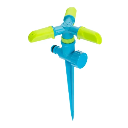 Разбрызгиватель вращающийся Palisad 65812, 3 лопасти, на пике, ABS-пластик, LUXE купить в Нефтеюганске