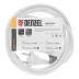 Шнур сетевой Denzel Energy Series, ПВС, 3 м, 2 x 1 мм, с неразборной вилкой, белый, 3 м, 37664 купить в Нефтеюганске