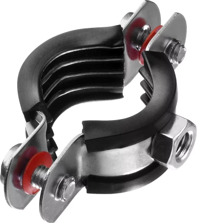 Хомут трубный с гайкой, оцинкованный, 3/4&quot;, 9шт, ЗУБР Мастер 37850-25-29 37850-25-29 купить в Нефтеюганске