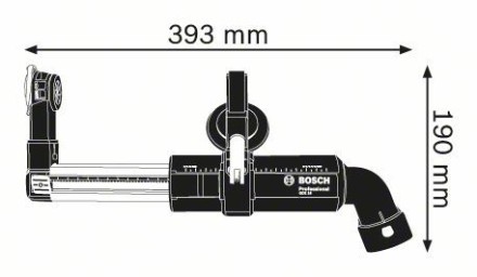 Насадка для пылеудаления Bosch GDE 16 Cyl (1.600.A00.1FJ) купить в Нефтеюганске