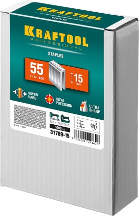 Скобы тип 18GA (55 / 90 / C) 5000 шт 31789-15 купить в Нефтеюганске