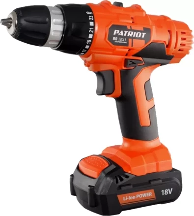 Дрель-шуруповерт аккумуляторная PATRIOT BR 180Li в кейсе купить в Нефтеюганске