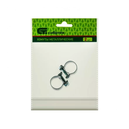 Хомуты металлические MINI 16-18 мм ширина 9 мм винтовой W1 2 шт Сибртех 47506 купить в Нефтеюганске