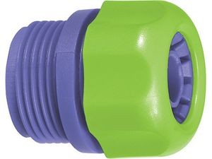 Соединитель пластмассовый  для шланга 1/2&quot; с внешней резьбой 3/4&quot;  PALISAD 66145 купить в Нефтеюганске