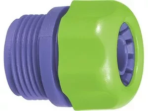 Соединитель пластмассовый  для шланга 1/2&quot; с внешней резьбой 3/4&quot;  PALISAD 66145 купить в Нефтеюганске