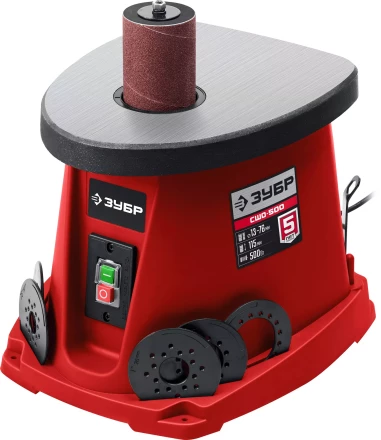 ЗУБР d 13, 19, 26, 38, 51, 76 x 115, 500 Вт, осцилляционный шпиндельный шлифовальный станок (СШО-500) купить в Нефтеюганске