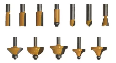 Набор фрез для декоративного применения хвостовик 8 мм 12 штук 46610 купить в Нефтеюганске