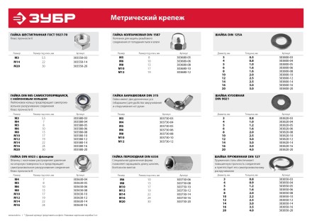 Гайка ЗУБР &quot;МАСТЕР&quot; шестигранная ГОСТ 5927-70, класс прочности 6, оцинкованная,  M14, 5кг 303550-14 купить в Нефтеюганске