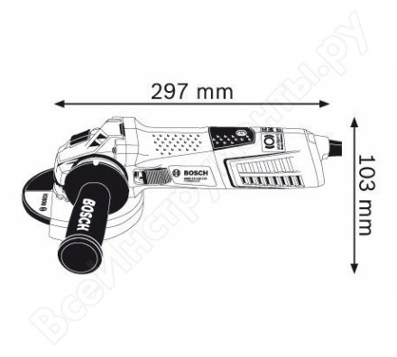 УШМ BOSCH GWS 12-125 CIX (0.601.793.102) купить в Нефтеюганске