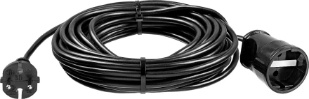 ЗУБР ПВС-207-Ш, ПВС, 2 x 0.75 мм2, 20 м, 2200 Вт, силовой удлинитель-шнур (55023-20) купить в Нефтеюганске