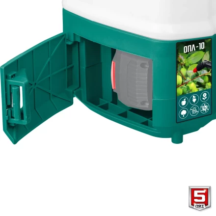 ЗУБР 10 л, аккумуляторный опрыскиватель (ОПЛ-10) купить в Нефтеюганске