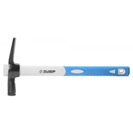Молоток-кирочка ЗУБР  каменщика с фиберглассовой двухкомпонентной обратной рукояткой, 400г 20155-400_z01 купить в Нефтеюганске