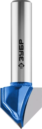 ЗУБР 12.7 x 13 мм, угол 90° мм, фреза пазовая галтельная V-образная, Профессионал (28752-12.7) купить в Нефтеюганске