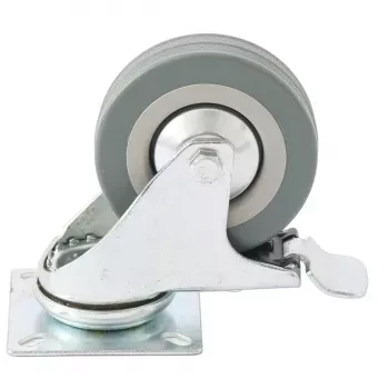 Колесо поворотное с тормозом d-100мм крепление платформенное СИБРТЕХ 68721 купить в Нефтеюганске