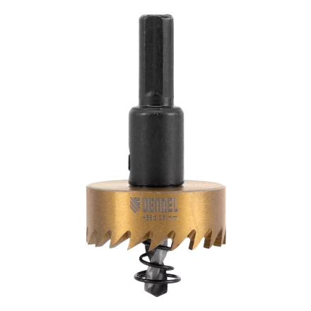 Коронка по металлу HSS, 35 мм, нитридтитановое покрытие Denzel 724110 купить в Нефтеюганске