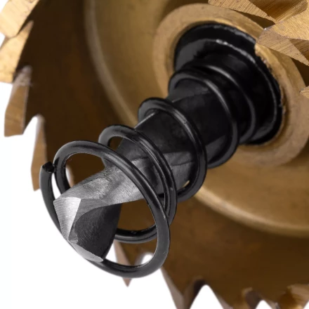 Коронка по металлу HSS, 35 мм, нитридтитановое покрытие Denzel 724110 купить в Нефтеюганске