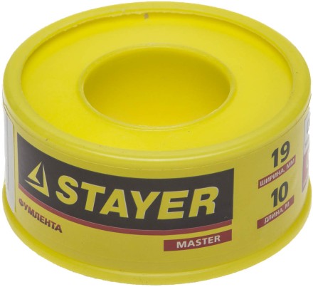 Фумлента STAYER &quot;MASTER&quot;, плотность 0,40 г/см3, 0,075ммх19ммх10м 12360-19-040 купить в Нефтеюганске
