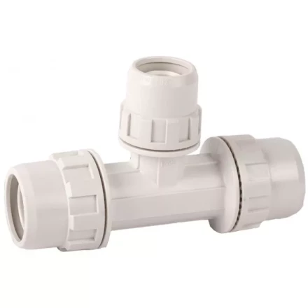 Тройник ЗУБР &quot;ШиреФит&quot; редукционный &quot;штуцер с гайкой - внутренняя резьба - штуцер с гайкой&quot;, 26мм-16мм-26мм 51506-26-16-26 купить в Нефтеюганске