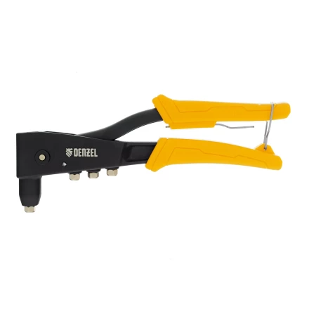 Заклепочник ручной, 255 мм Denzel, литой, усиленный, заклепки 2,4-3,2-4,0-4,8 мм 40441 купить в Нефтеюганске