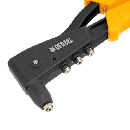 Заклепочник ручной, 255 мм Denzel, литой, усиленный, заклепки 2,4-3,2-4,0-4,8 мм 40441 купить в Нефтеюганске