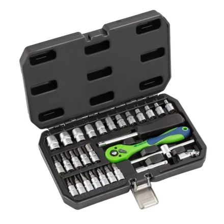 Набор инструментов 29 предметов, CrV, 1/4&quot; Сибртех 13523 купить в Нефтеюганске