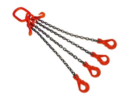 Строп цепной TOR 4СЦ г/п 4,25 т 8,0 м с укорачивающими и самозакрывающимися крюками 1016787 купить в Нефтеюганске