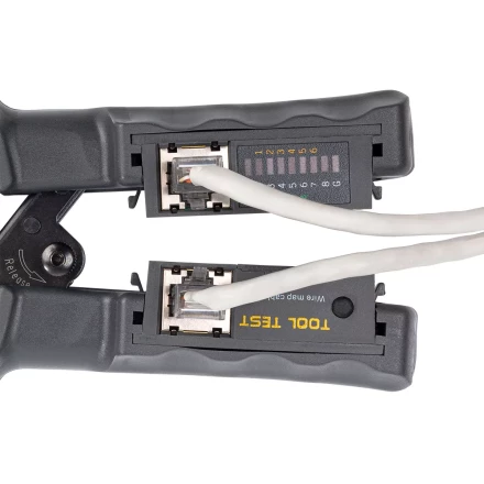 Кримпер многофункциональный КВТ JT-02T с 2 встроенными модулями для обжима RJ-45, RJ-12, RJ-11 (89229) купить в Нефтеюганске