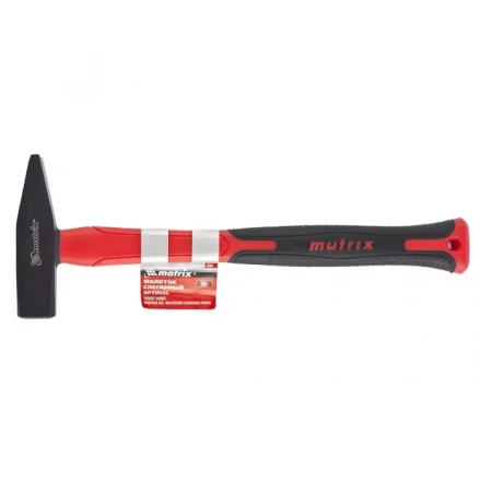 Молоток слесарный &#039;&#039;optimal&#039;&#039; 1000г фибергласовая обрезиненная рукоятка квадратный боек MATRIX 10383 купить в Нефтеюганске