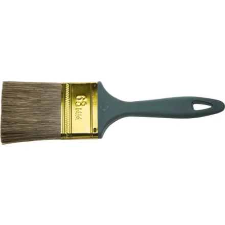 Кисть ЗУБР &quot;КП-14&quot; плоская, смешанная щетина, пластмассовая рукоятка, 63мм 4-01014-063 купить в Нефтеюганске