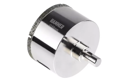 Коронка алмазная HAMMER Ф68мм HEX (DHS 68.0*65/5) купить в Нефтеюганске