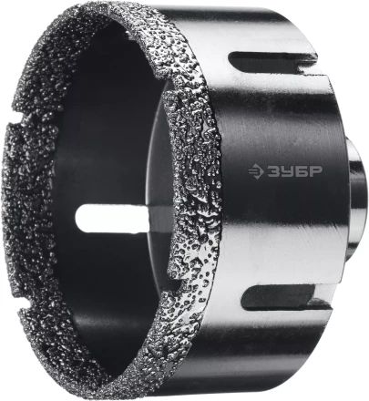 ЗУБР АВК, d 80 мм, (М14, 15 мм кромка), вакуумная алмазная коронка, Профессионал (29865-80) купить в Нефтеюганске